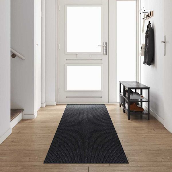 vidaXL Behúň koberec Antracit 80 x 500 cm látka