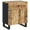 vidaXL Nočná skrinka 50x33x60 cm masívny mangovník a spracované drevo