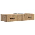 vidaXL Nástenný bočný stôl 87,5 x 34,5 x 17 cm Kompozitné drevo