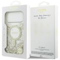 Puzdro Guess Resin Bottom Glitter MagSafe pre iPhone 17 Pro Max zlaté
