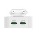 HAMA GaN, Rýchlonabíjačka, 2x USB-C PD/QC, 40W, bi