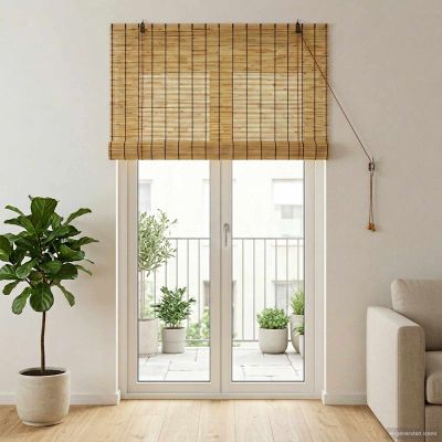 vidaXL Roleta Prírodná 120 x 220 cm Rákosie