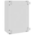 vidaXL Ovládacia skriňa Sivá 42 x 19,5 x 50 cm ABS plast