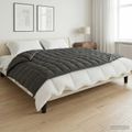 vidaXL Záťažová deka Antracitová 152 x 203 cm 7 kg 100% Bavlna 205T