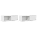 vidaXL TV skrinky 2 ks biele 80x31x25,5 cm kompozitné drevo