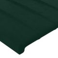 vidaXL Čelo postele so záhybmi tmavosivé 83x23x118/128 cm zamat