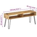 vidaXL TV stolík z masívneho mangovníkového dreva 110x35x45 cm
