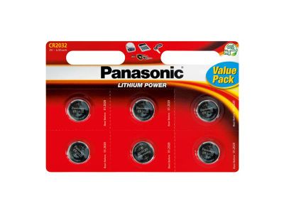 Batéria CR2032 PANASONIC lítiová 6ks / blister