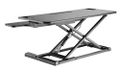 Neomounts  NS-WS300BLACK / Workstation - sit-stand workplace (height adjustment: 11-51 cm) / Black Pracovní stanice, dve pracovní plochy, nastavitelná výška, nosnost 15kg, cerná