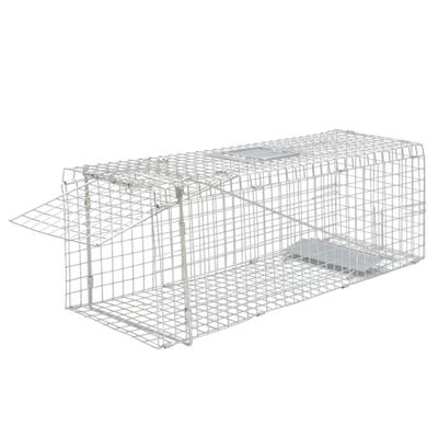 vidaXL Pozinkovaná pasca na živé zvieratá 80 cm