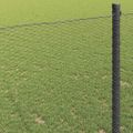 vidaXL Hexagonálny plot 1 x 10 m PVC Sivá