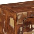 vidaXL TV skrinka na stenu 100x32x25 cm Rekultivované masívne drevo