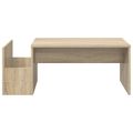 vidaXL Konferenčný stolík Sonoma dub 90 x 45 x 35 cm Kompozitné drevo