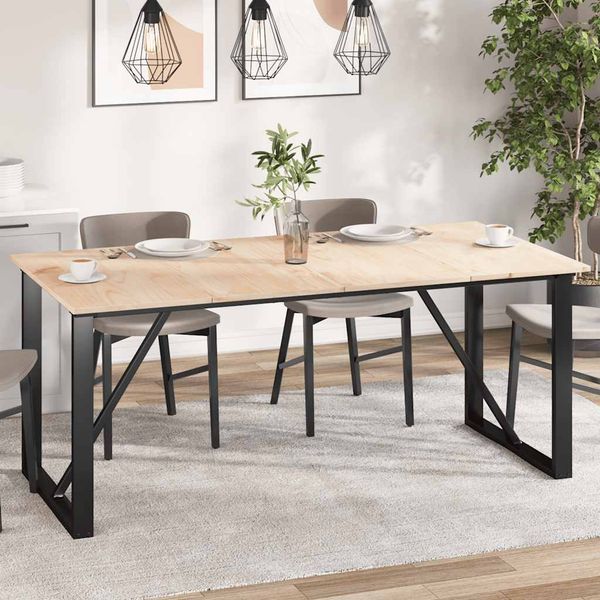 vidaXL Stolové dosky 4 ks 90x45x1,7 cm obdĺžnikové masívna borovica