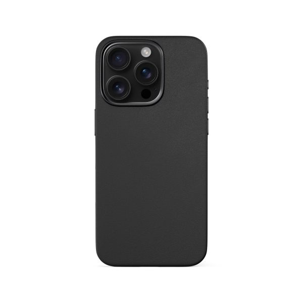 Epico Mag+ kožený kryt iPhone 16 Pro - černá