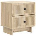 vidaXL Nočný stolík 2 ks Dub sonoma 43 x 34,5 x 47,5 cm