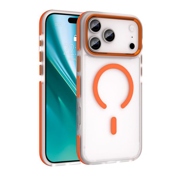 Etteri Icy Mag puzdro pre iPhone 17 Pro Max oranžová