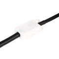 vidaXL Industriálna závesná lampa 25 W biela 30 cm okrúhla E27