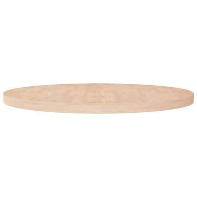 vidaXL Okrúhla stolová doska Ø90x4 cm neošetrený dubový masív
