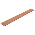 vidaXL Náhradné plotové dosky 9 ks, WPC, 170 cm, hnedé