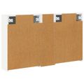 vidaXL Set kabinetov do kúpeľne 3 ks 106 x 16 x 62,5 cm