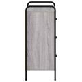 vidaXL Servírovacia skriňa Sivý Sonoma 97 x 33 x 81 cm