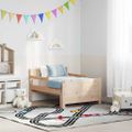 vidaXL Rám postele s čelnou doskou Hnedá 80 x 200 cm Kompozitné drevo
