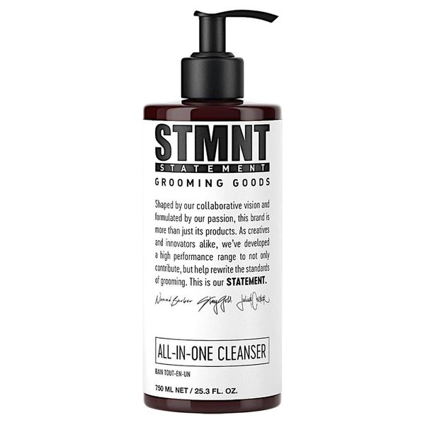 Univerzálny sprchový šampón na vlasy, bradu a telo STMNT All-in-One cleanser 750 ml