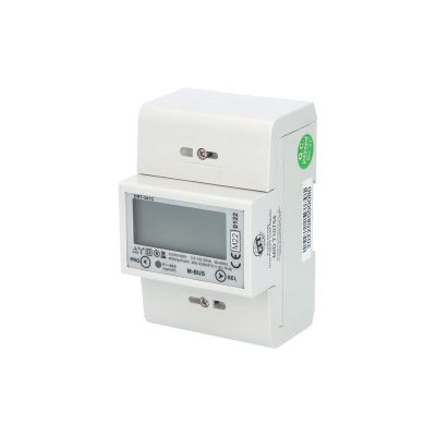 Elektromer DRT-341C 100A MID B+D, M-BUS, 4 mod., LCD, 3-fáz., 1-tar.