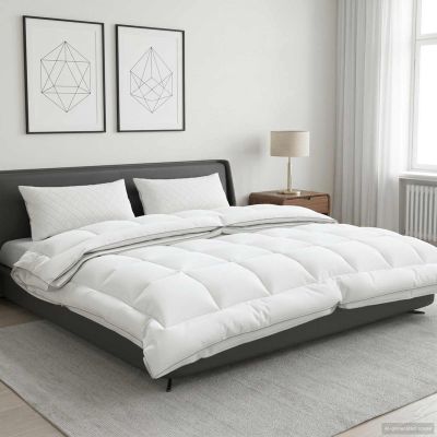 vidaXL Paplón 220x260 cm 4 ročné obdobia 200+300 GSM Austrálska vlna