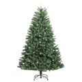 vidaXL Umelý Sklápací Vianočný Stromček Zelená 270 cm PVC a kov