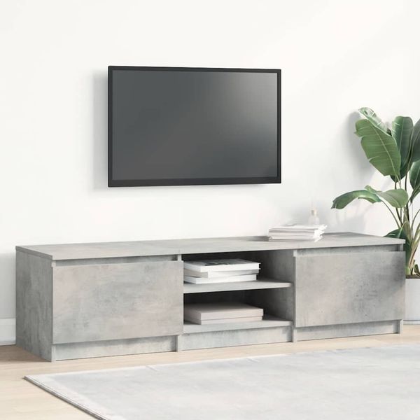 vidaXL TV skrinka, betónovo sivá 140x40x35,5 cm, kompozitné drevo