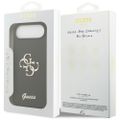 Puzdro Guess Silicone Big 4G Script pre iPhone Air čierna