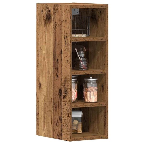 vidaXL Závesná skrinka “Riga” Old Wood 20x29,5x60 cm Engineered Wood