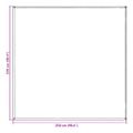 vidaXL Koberec do stanu Svetlosivá 250 x 250 cm Polyetylén