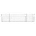 vidaXL Psí kennel 4 ks Strieborná 8 x 2 x 2 m Pozinkovaná oceľ