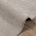 vidaXL Koberec do interiéru GALATI Béžová 120 x 120 cm Polyester