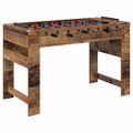 vidaXL Stolný futbal Staré drevo 125 x 60,5 x 80 cm Kompozitné drevo