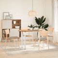 vidaXL Nohy konzolového stolíka 4 ks biele 72-74 cm oceľové