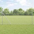 vidaXL Hexagonálny plotový základ 25 x 1,2 m Pozinkovaná oceľ