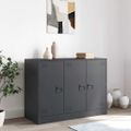 vidaXL Komoda antracitová 99x39x73 cm oceľ