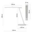 LED stolná lampa EMOS Z7619W CHASE, biela