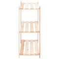 vidaXL Regály s 3 policami 10 ks 80x38x90 cm borovicový masív 150 kg