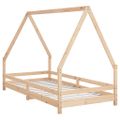 vidaXL Rám detskej postele 90x190 cm masívna borovica