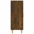 vidaXL Komoda dymový dub 70x34x90 cm spracované drevo