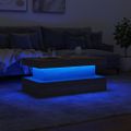 vidaXL Konferenčný stolík s LED osvetlením dub sonoma 90x50x40 cm
