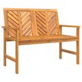 vidaXL Záhradný lounge set 3 ks Hnedá Pevné akáciové drevo