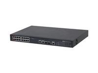V3 - prepínač - riadený - 16 x 10/100 (PoE) + 2 x gigabit SFP + 2 x 10/100/1000 (uplink) - desktop - High PoE / PoE (240 W)