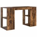 vidaXL Stôl Dymová dub Kompozitné drevo 130 x 50.5 x 75 cm