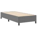 vidaXL Posteľ s pružinovým rámom Svetlosivá 90 x 200 cm